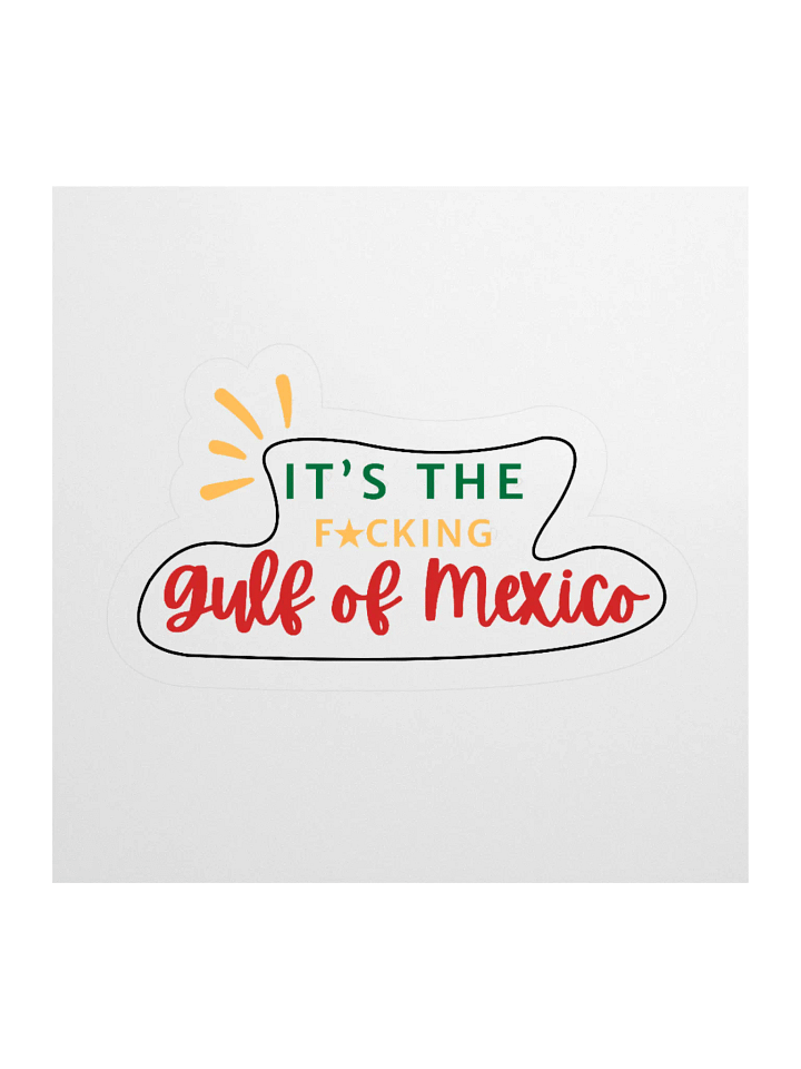 GULF OF MEXICO Kiss Cut Sticker product image (1)