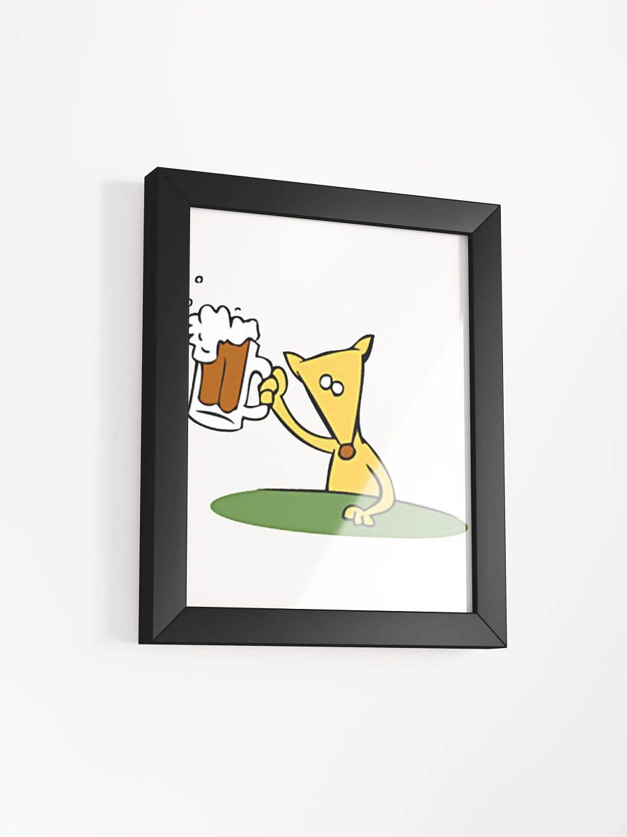 Framed Posters Dog w/Beer product image (22)