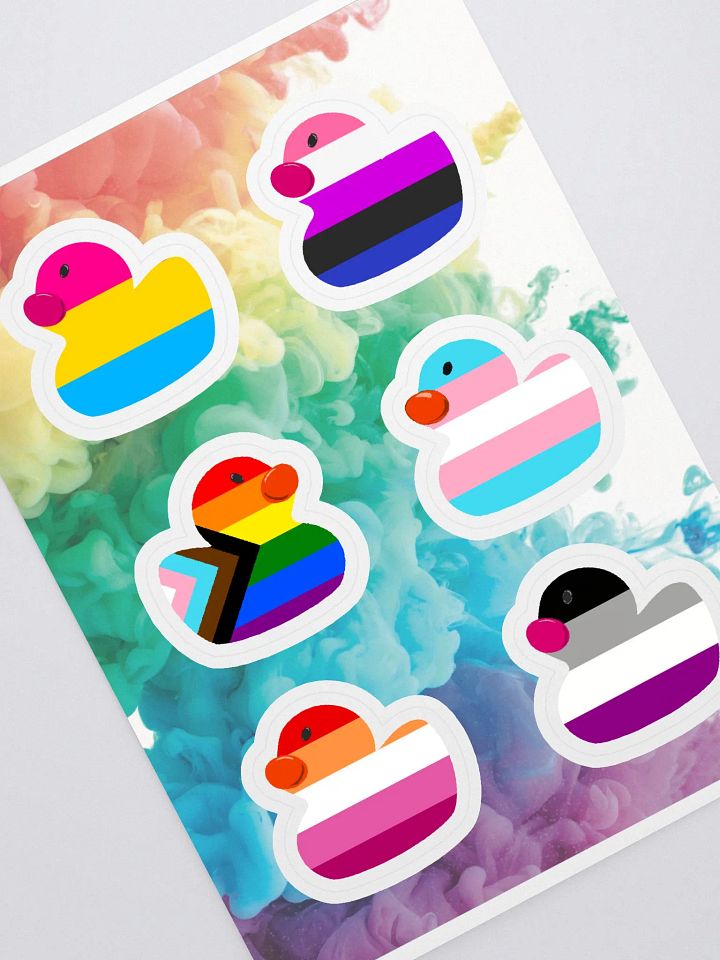 Pride Duck Stickers 3 product image (1)