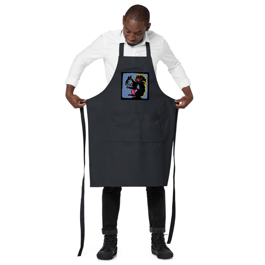 Whimsical Squirrel Illustration Apron product image (2)