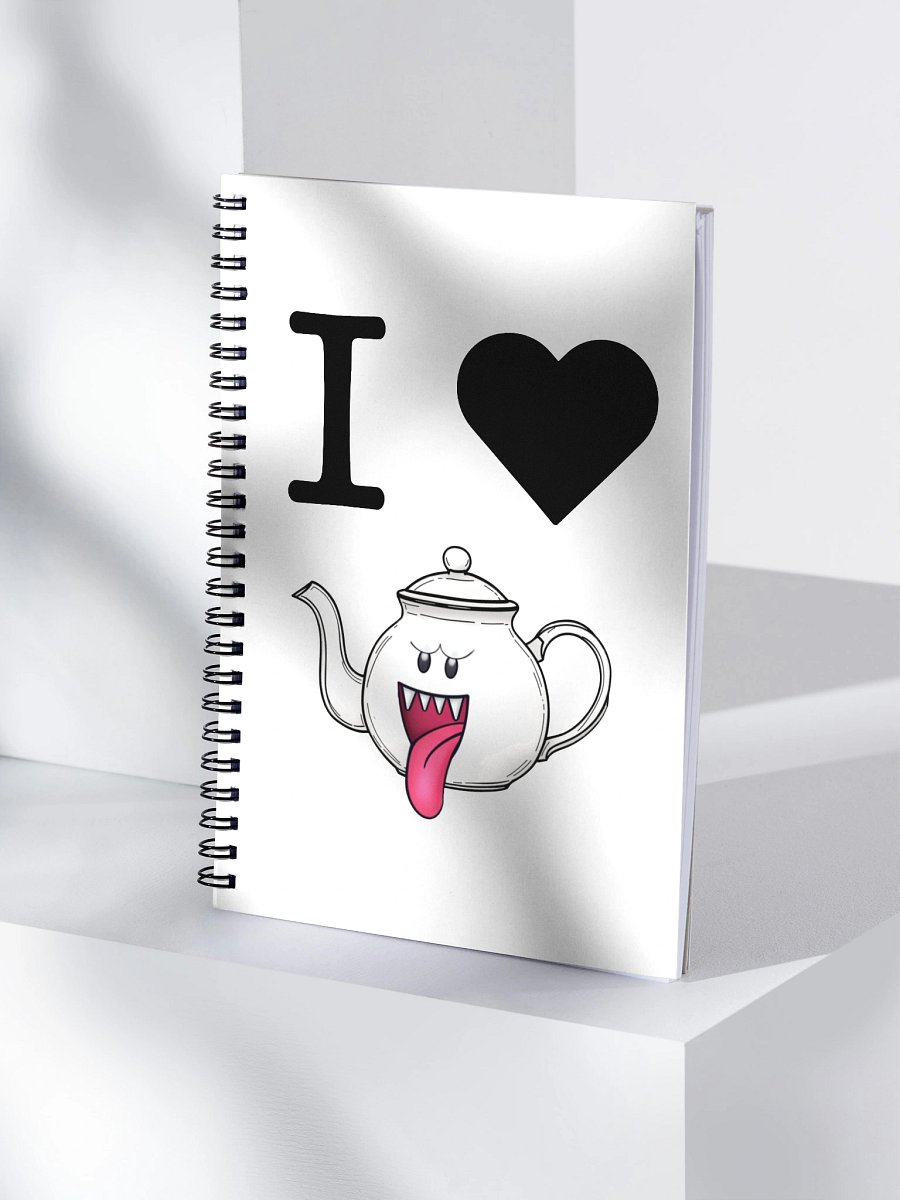 I Love Boo-Tea Spiral Notebook product image (4)