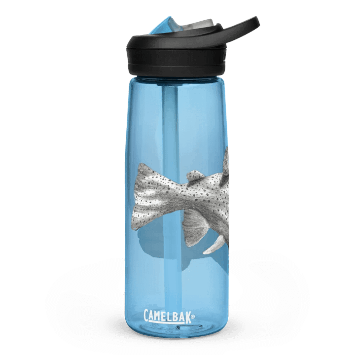 Trout Drawing Water Bottle Straw product image (4)
