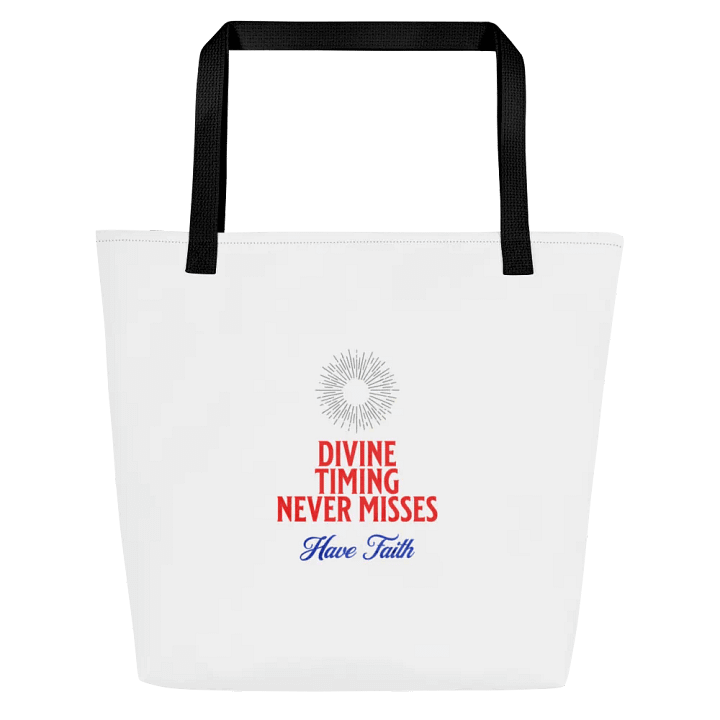 Divine Timing All-Over Tote product image (1)