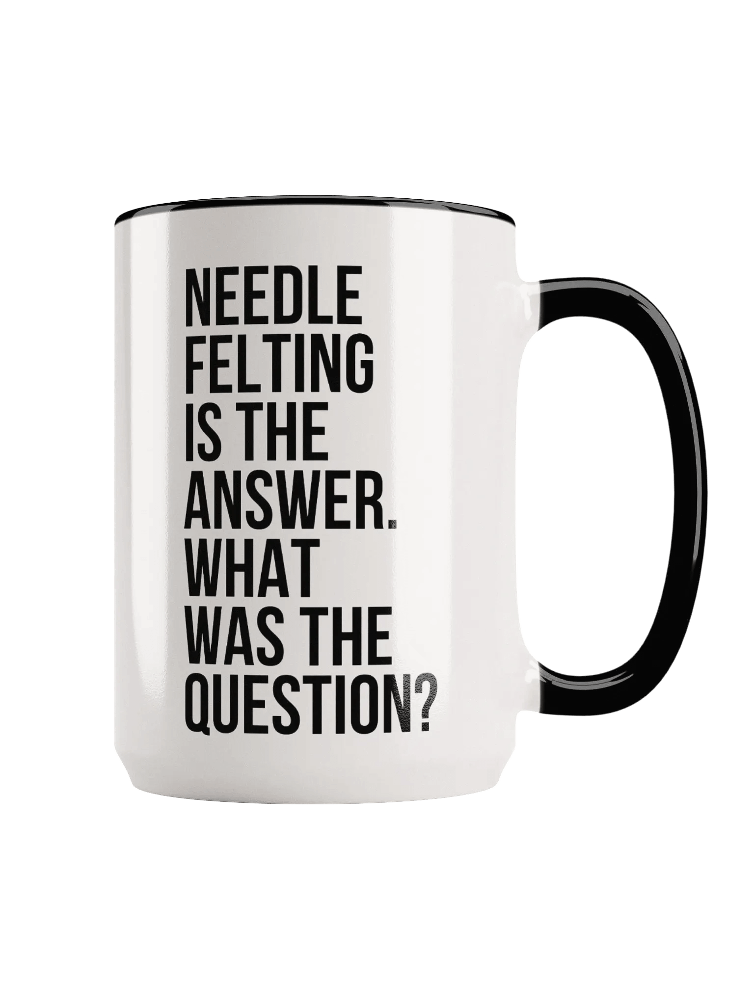 Funny Needle Felting Mug (15oz) product image (1)