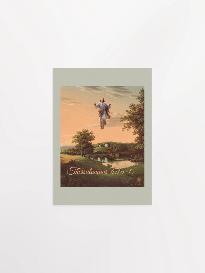 Jesus Christ Is Coming Christian Paper Poster product image (1)