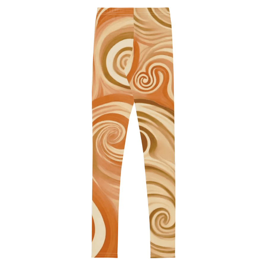 Funky Latte Liquid Tie-Dye Youth Leggings product image (8)