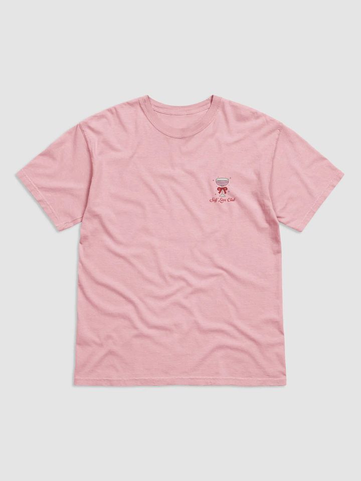 self love club printed shirt [red lettering] product image (1)