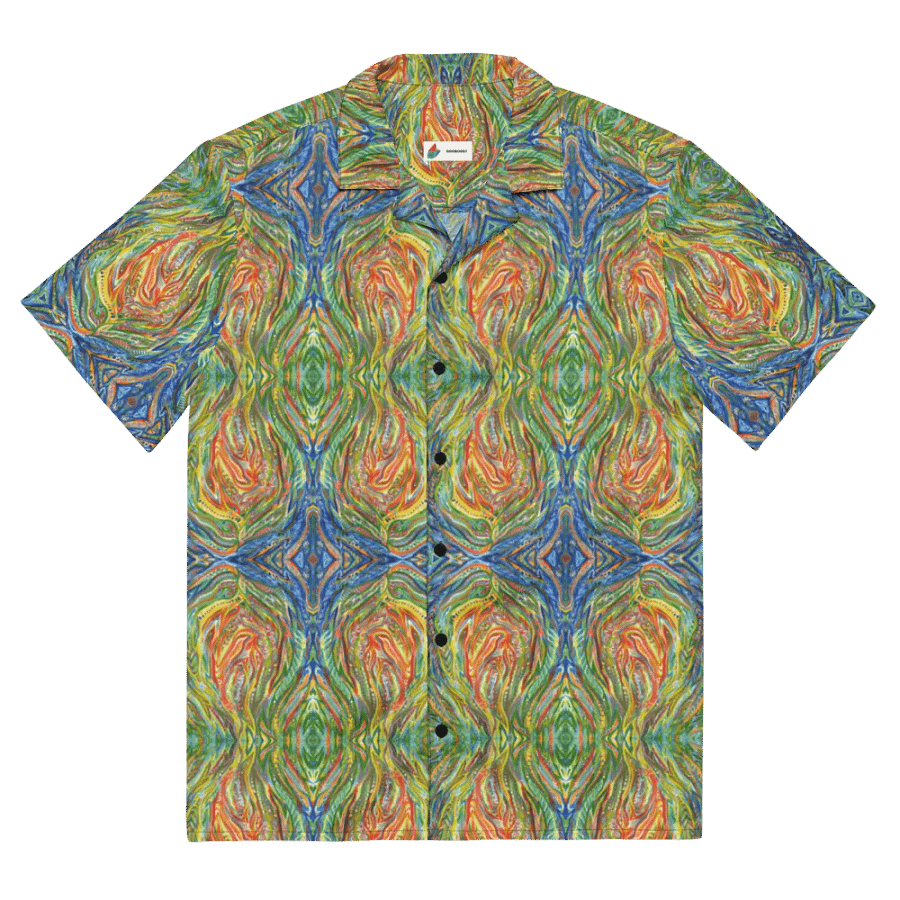 FIRE & WATER - PRINT BUTTON-UP SHIRT product image (2)