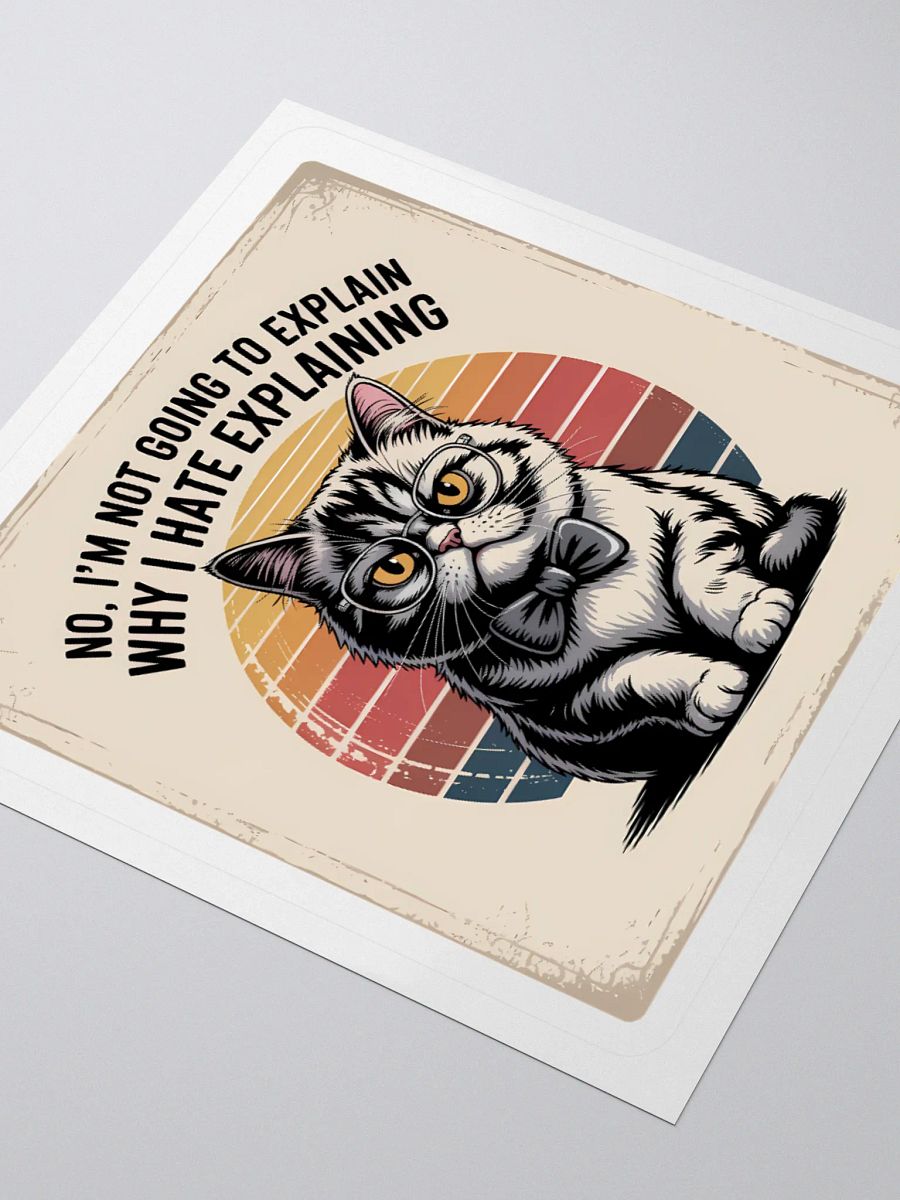 I Hate Explaining Human Design Manifestor Sticker product image (9)