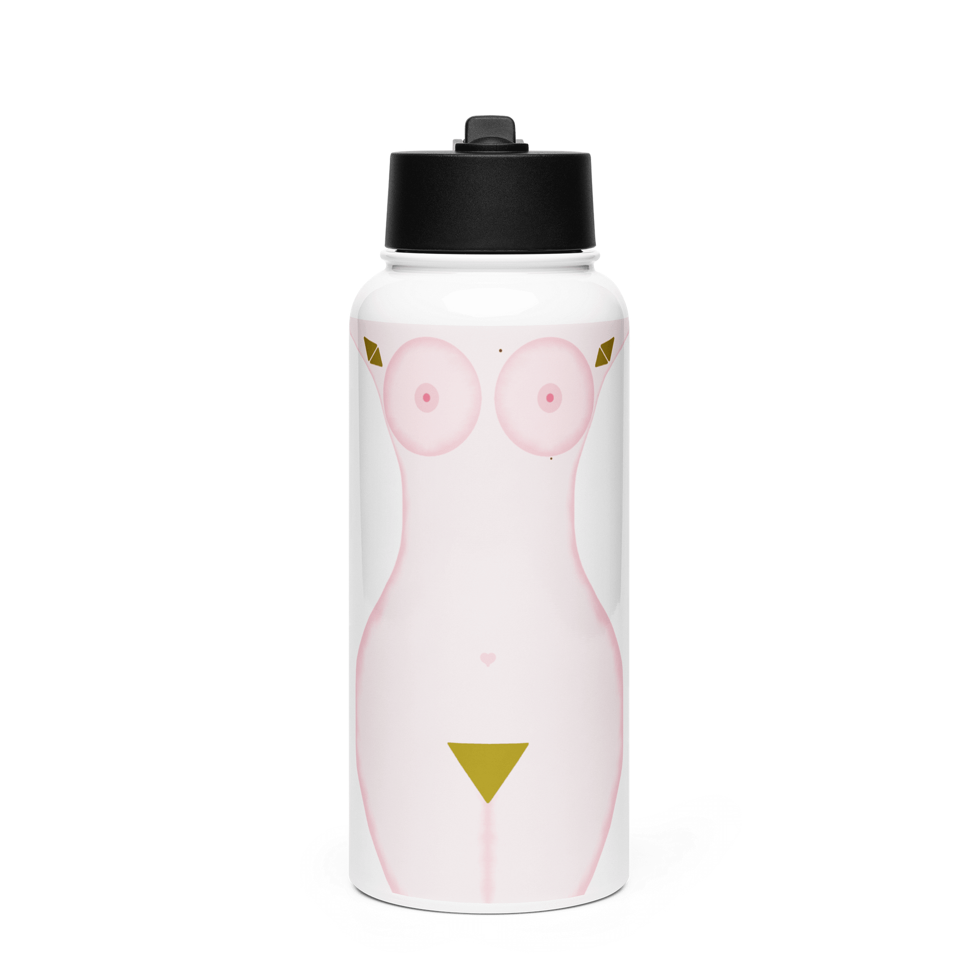 Abstracteros Glossy Steel Oasis Water Bottle product image (1)