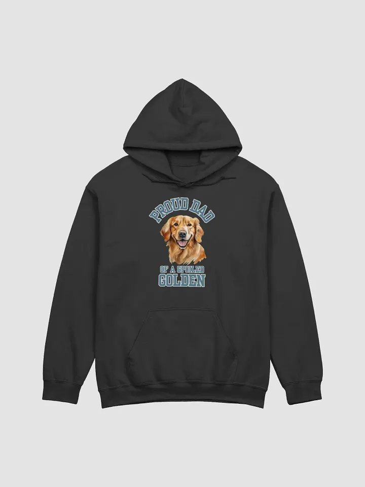 Proud Dad of a Spoiled Golden Dog Golden Retriever Dad Hoodie product image (2)