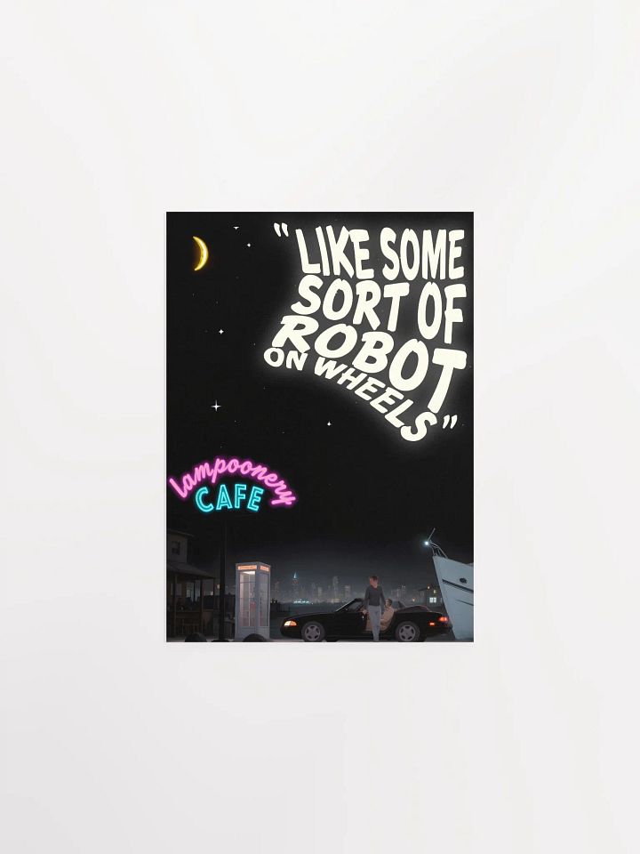 Miami Vice Robot on Wheels Poster! product image (4)