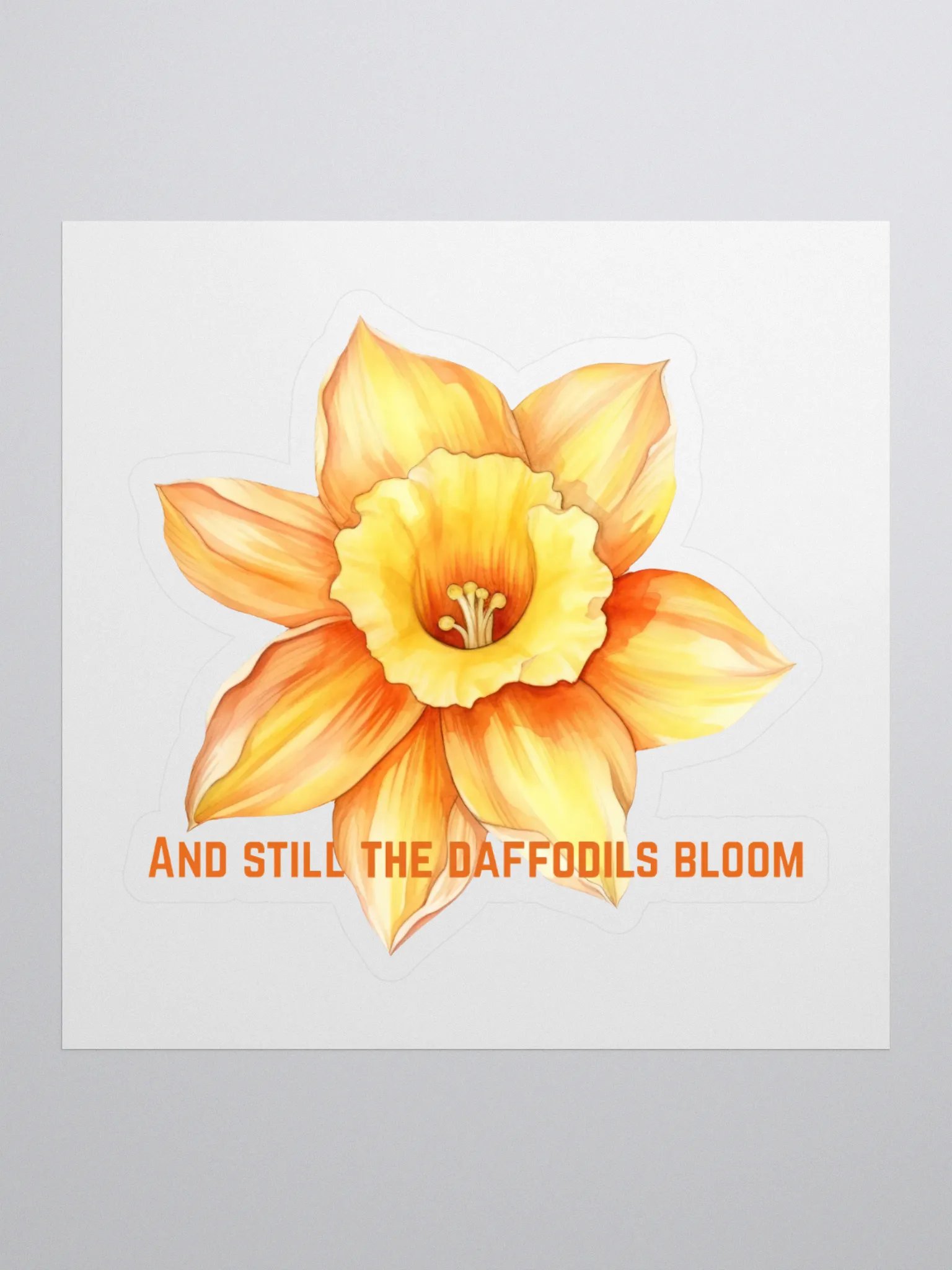 Daffodils Bloom Sticker product image (1)
