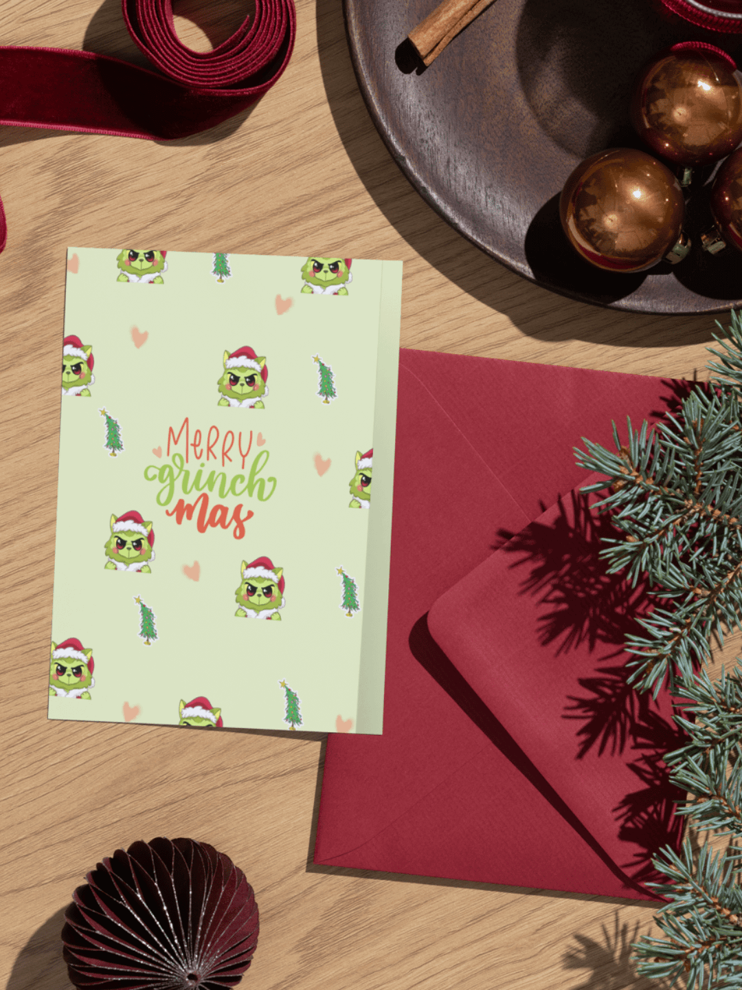 Grinch Wobbles Christmas Card product image (1)