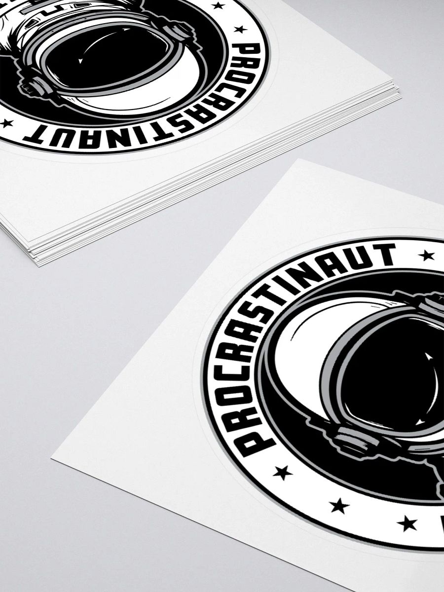 Procrastinaut Sticker – For Space Lovers Who Take It Slow product image (11)