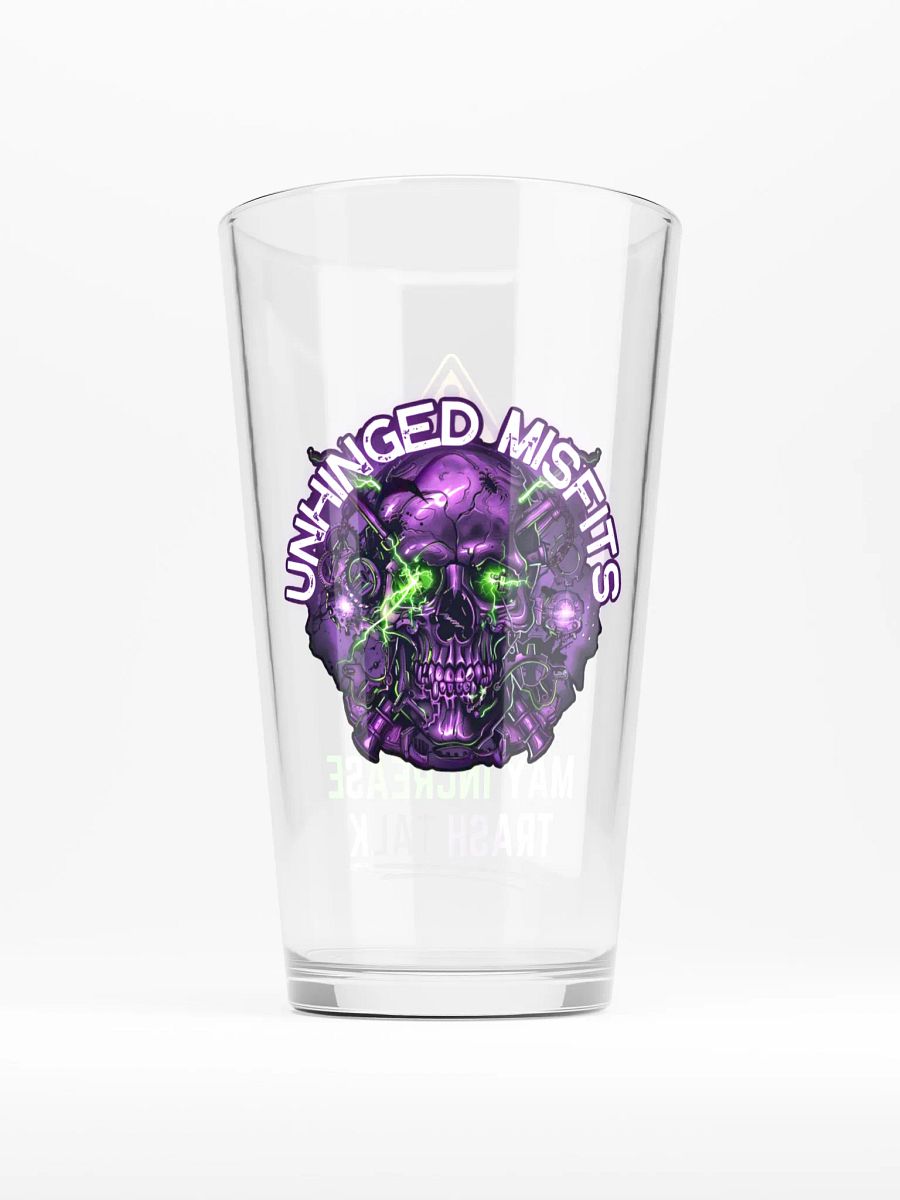 Unhinged Misfit Trash Talk Pint Glass product image (2)