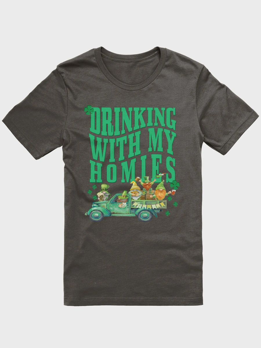St Patricks Day Drinking With My Homies Gnomes St Pattys Day Irish T-Shirt product image (3)