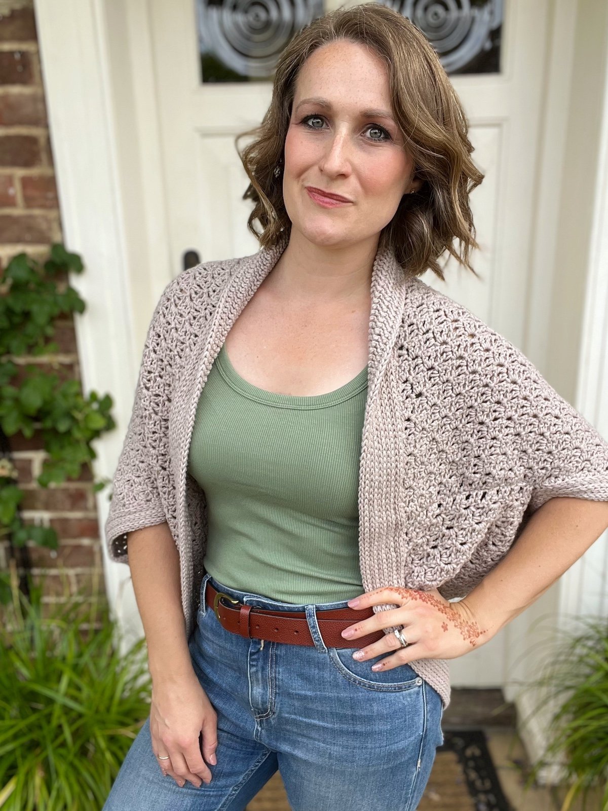 Easy Cocoon Cardigan Crochet Pattern PDF | XS-5XL (30-62" Chest) product image (6)