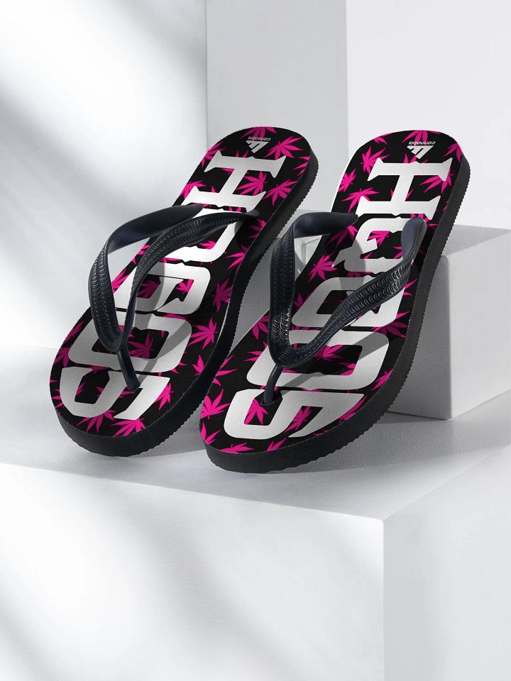 HempQuarters Pink Flip Flops product image (1)