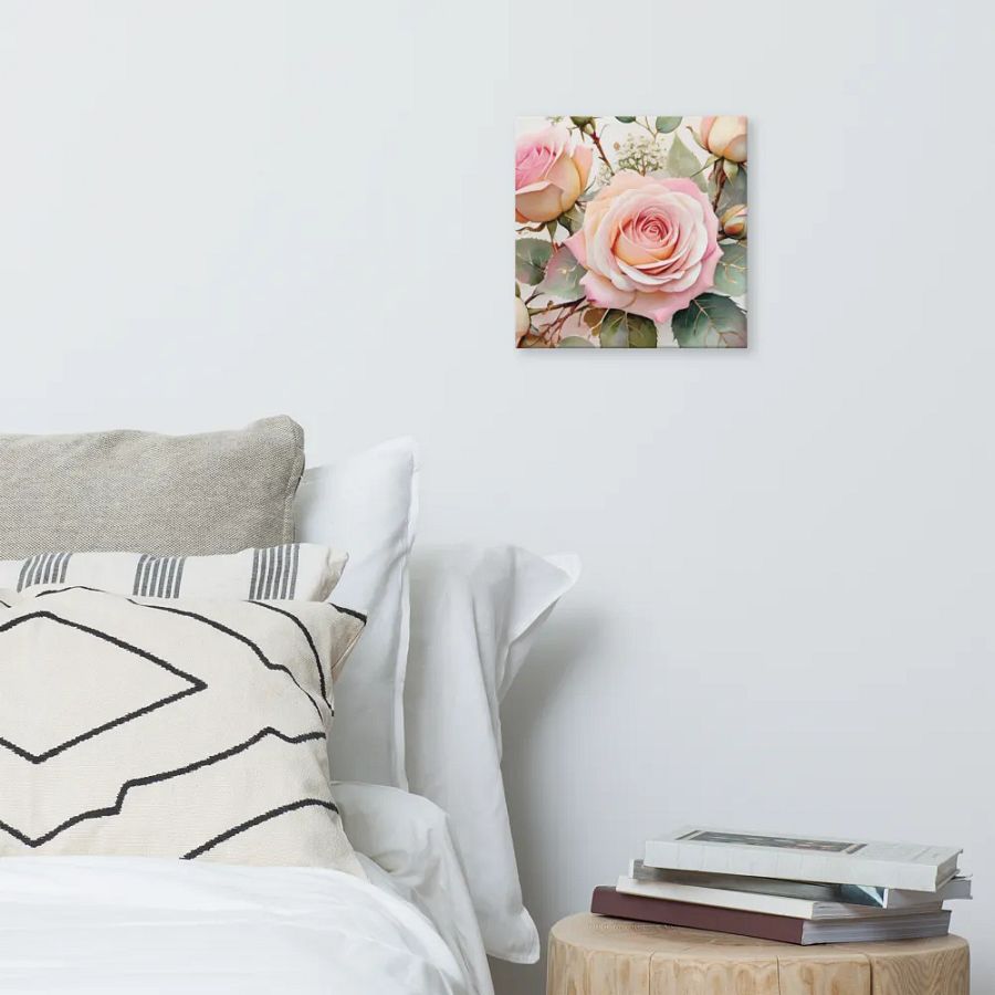 Golden Blush Bouquet Canvas product image (11)
