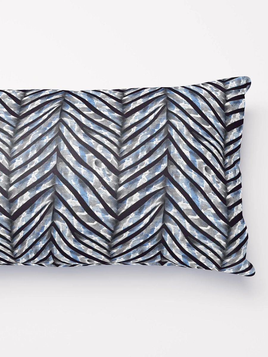 Blue Grey Snake Skin Pillow product image (4)