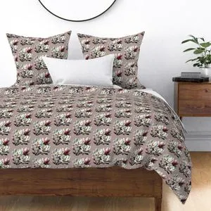 Seamless Pattern - Magnolia Pattern 1 on Beige Background product image (2)