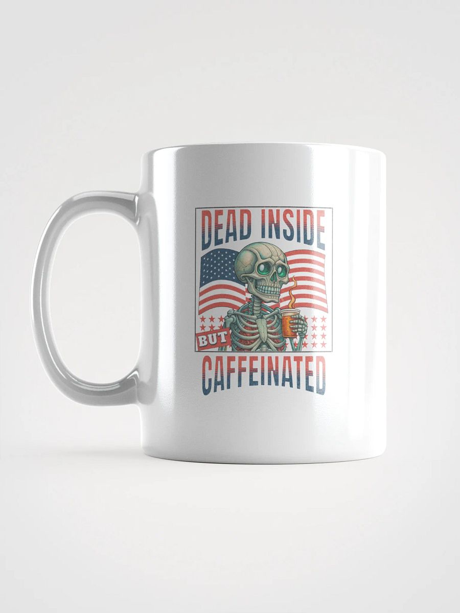 Dead Inside But Caffeinated Skeleton Mug product image (1)