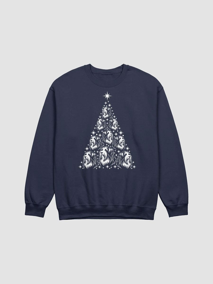 Bearded Collie Christmas Tree Sweatshirt Design for Bearded Collie Paw-rents product image (18)