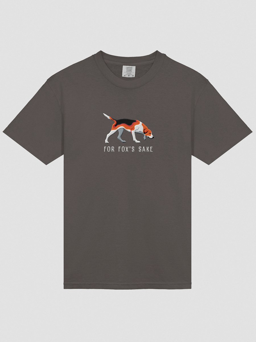 For Fox's Sake T-Shirt(Embroidered) of an American Foxhound(Tricolor) product image (18)
