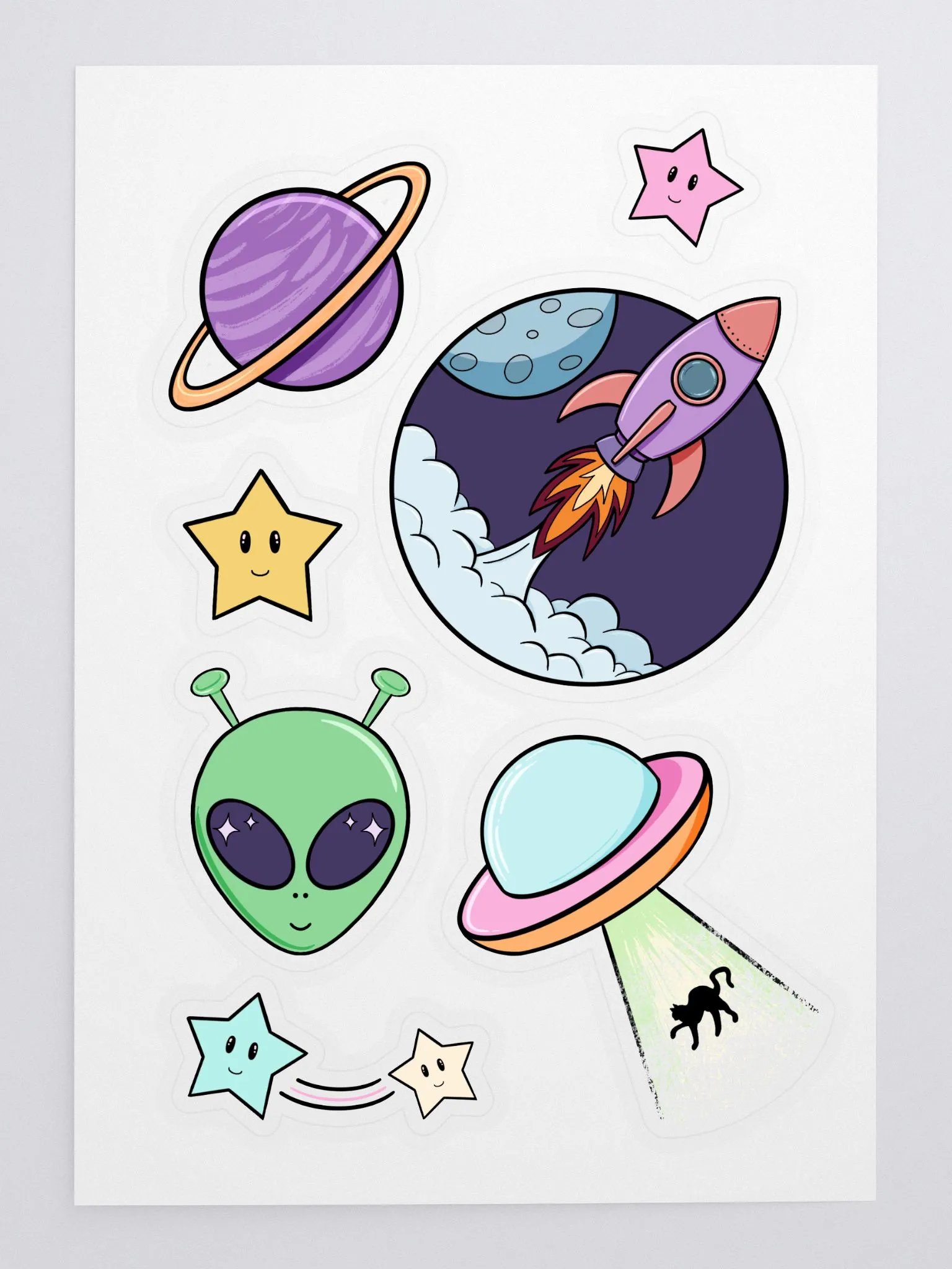 space vibes stickers product image (3)