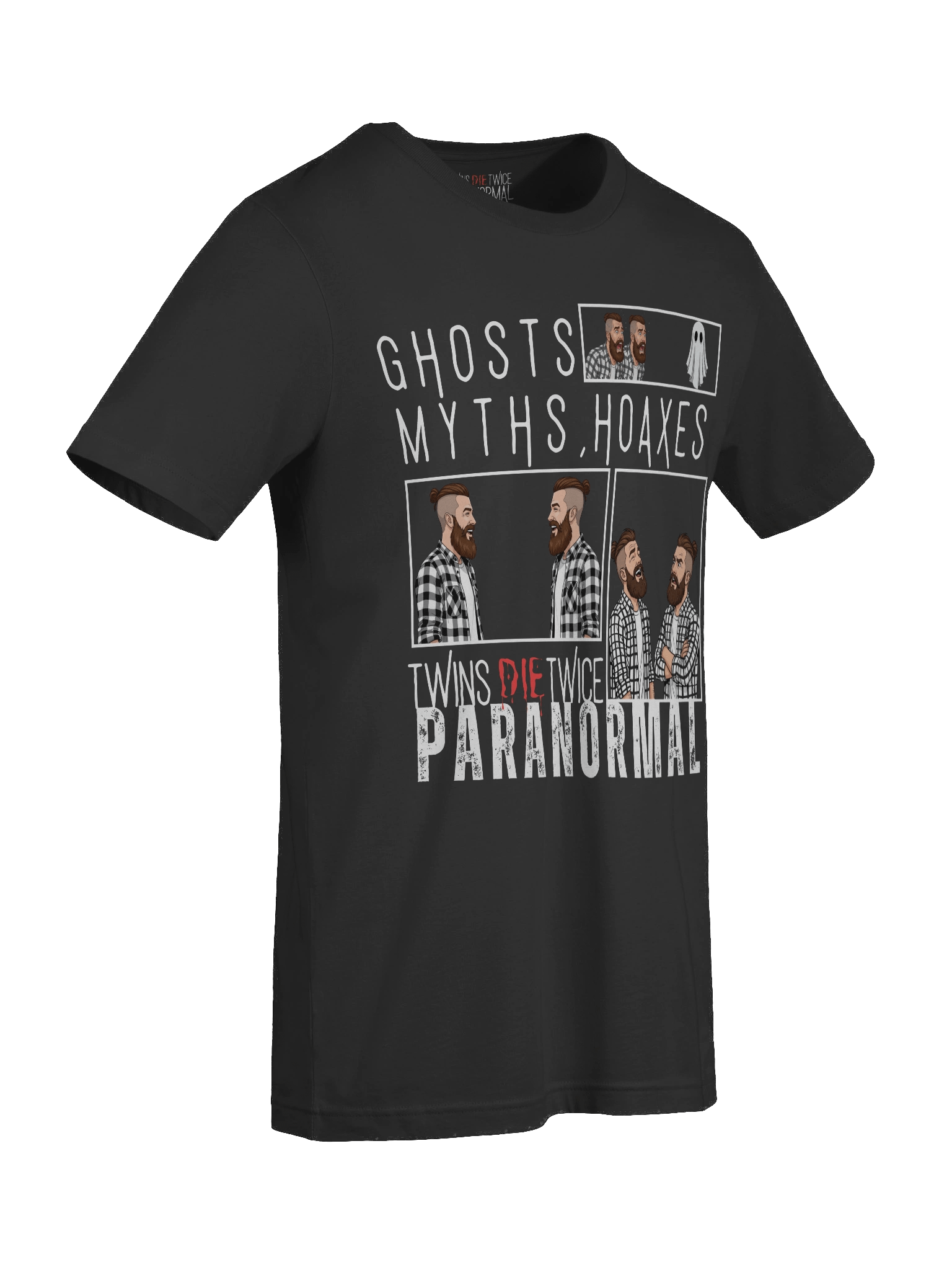 Ghosts, Myths, Hoaxes Premium Tee – Comic Panel Edition product image (45)