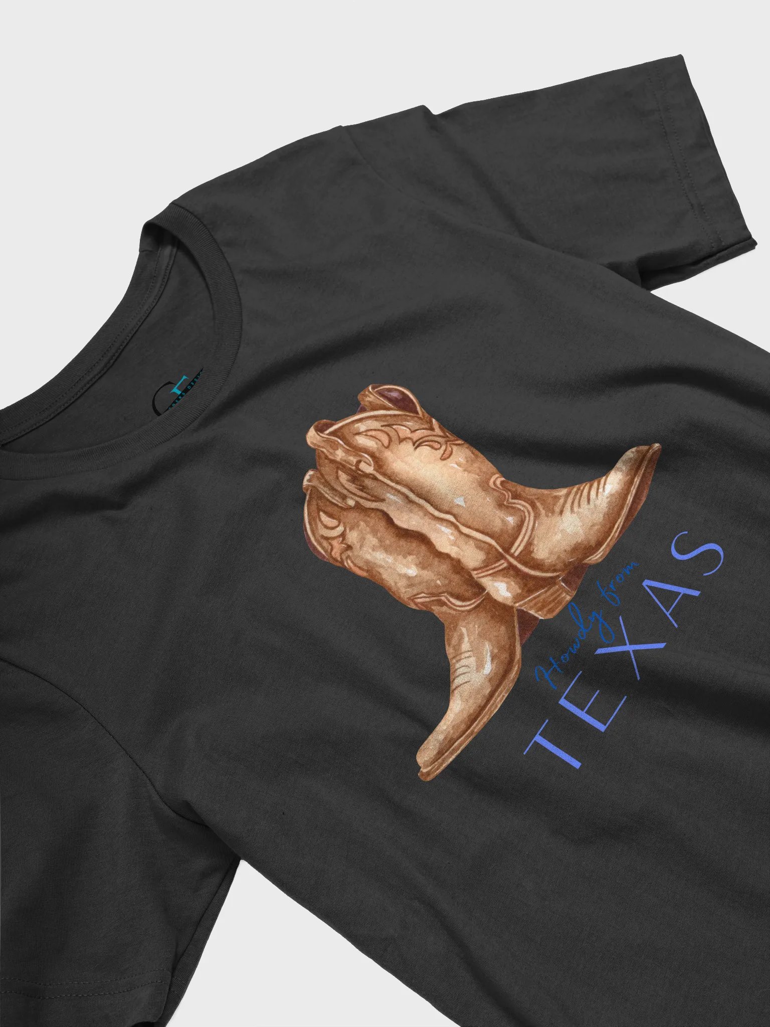 👢 Howdy From Texas T-Shirt | Bella+Canvas Unisex Tee | Cowboy Boots Western Graphic Shirt product image (24)