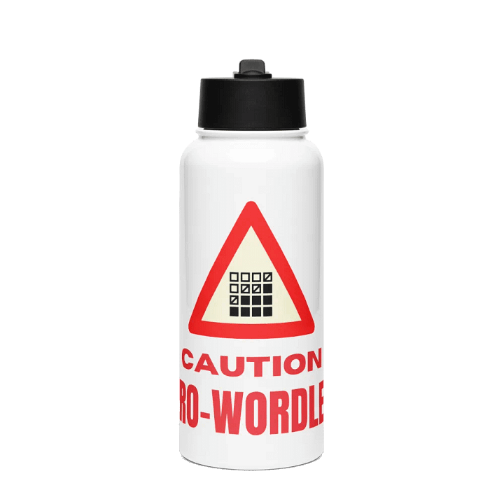 Caution Pro-Wordler Thermos product image (1)