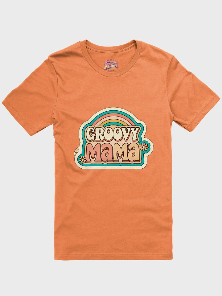 Groovy Mama Retro Rainbow T-Shirt product image (1)