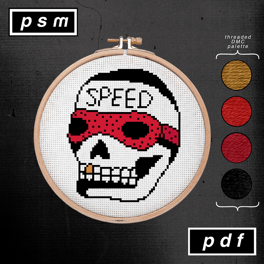 Bert Grimm Traditional Speed Skull Pattern product image (1)