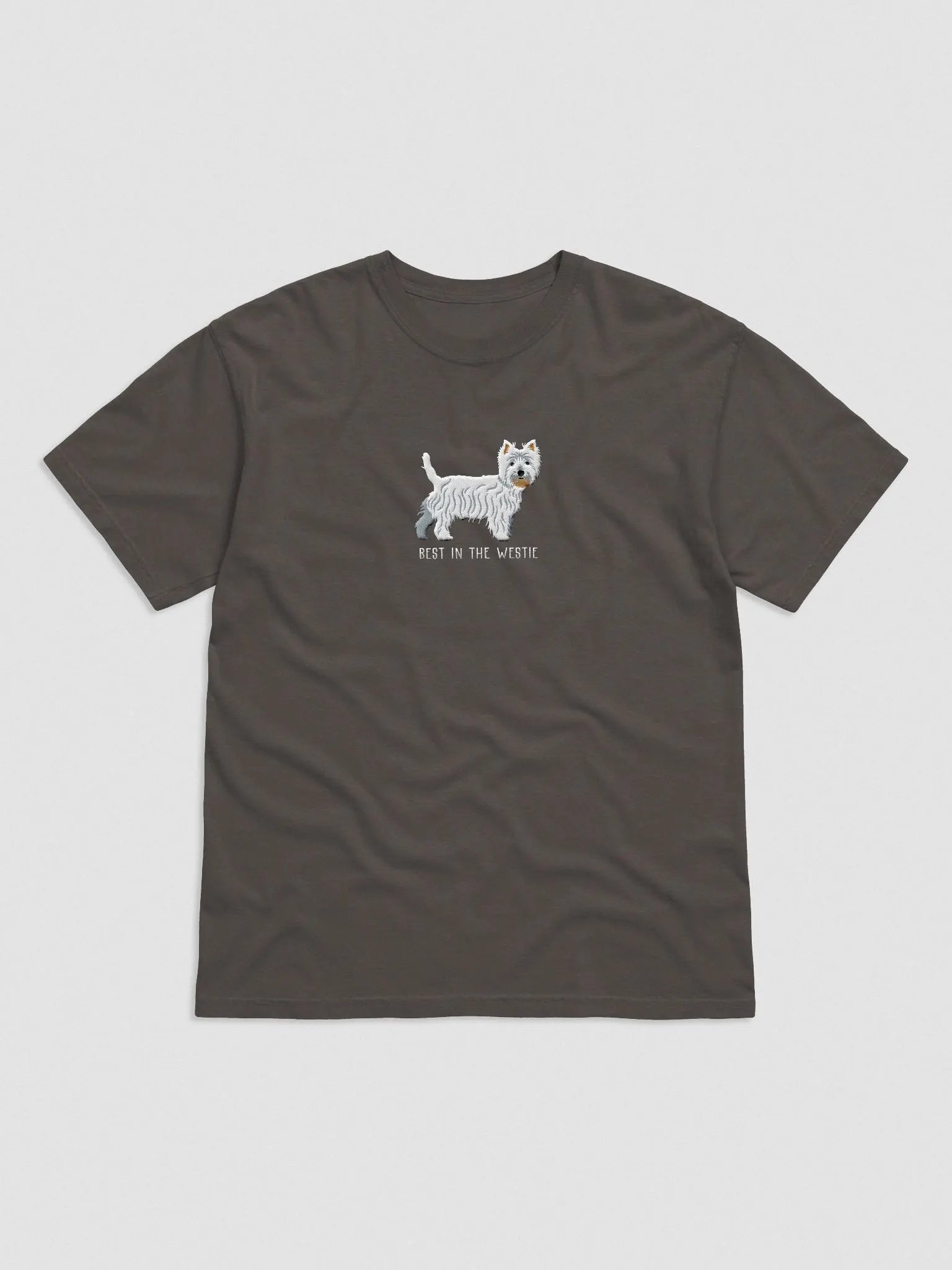 Best in the Westie T-Shirt(Embroidered) of a West Highland White Terrier product image (4)