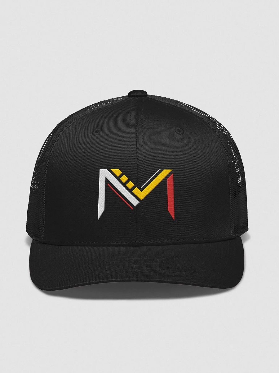 Maryland Inspired Initial Letter M Retro Trucker Hat product image (1)