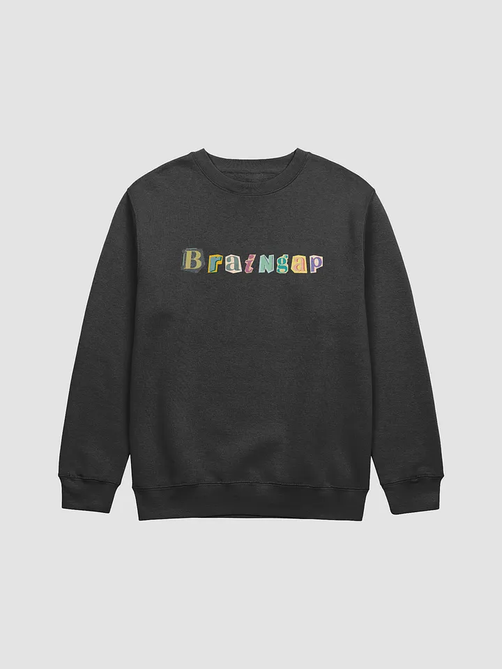 Braingap Cutout Letter Crewneck product image (2)