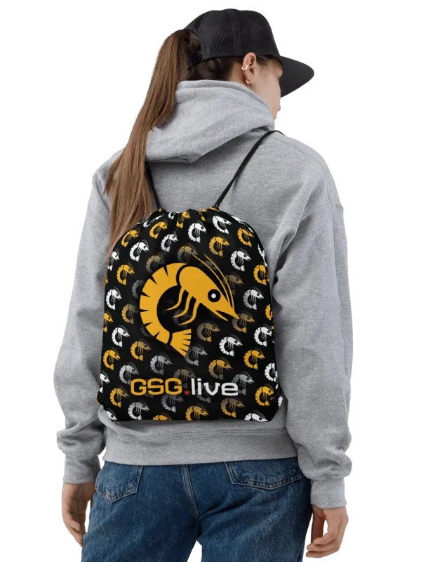 GSG.live Shrimp Drawstring Bag product image (2)