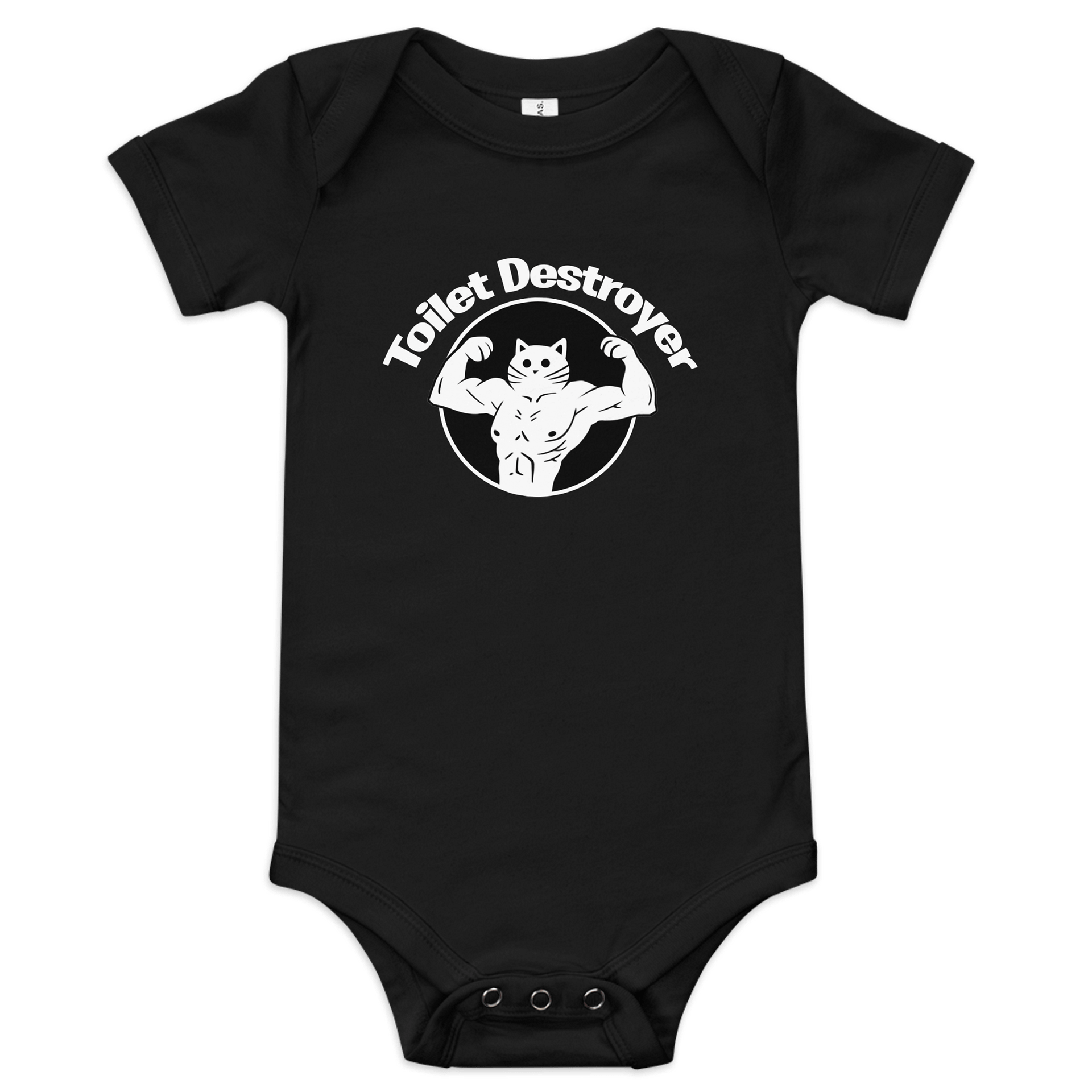 Toilet Destroyer Baby Bib product image (1)