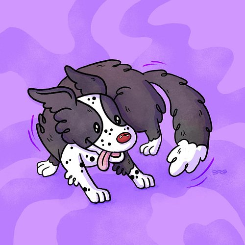 It has been a minute since I’ve drawn my lil’ hell hound, Stevie.

#dog #illustration #austrailiancattledog