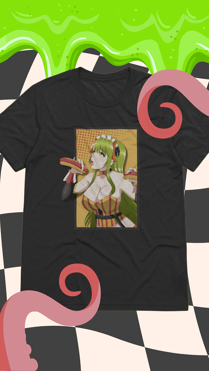 Double-Fisting Hotdogs Triblend Shirt product image (1)