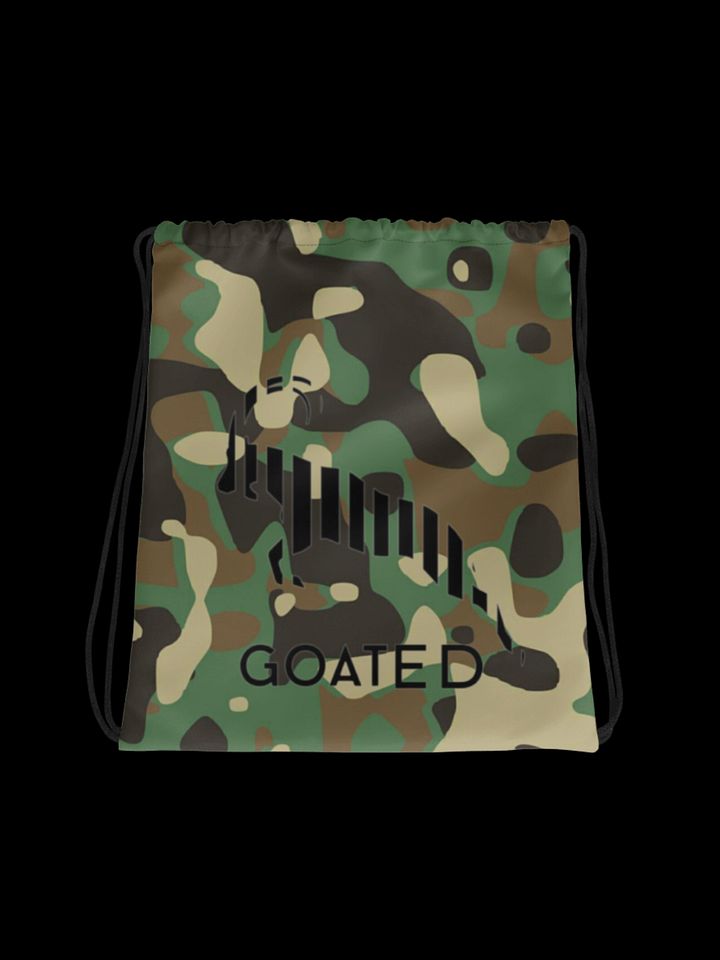 GOATED SPORTS® Camouflage Drawstring Bag product image (1)