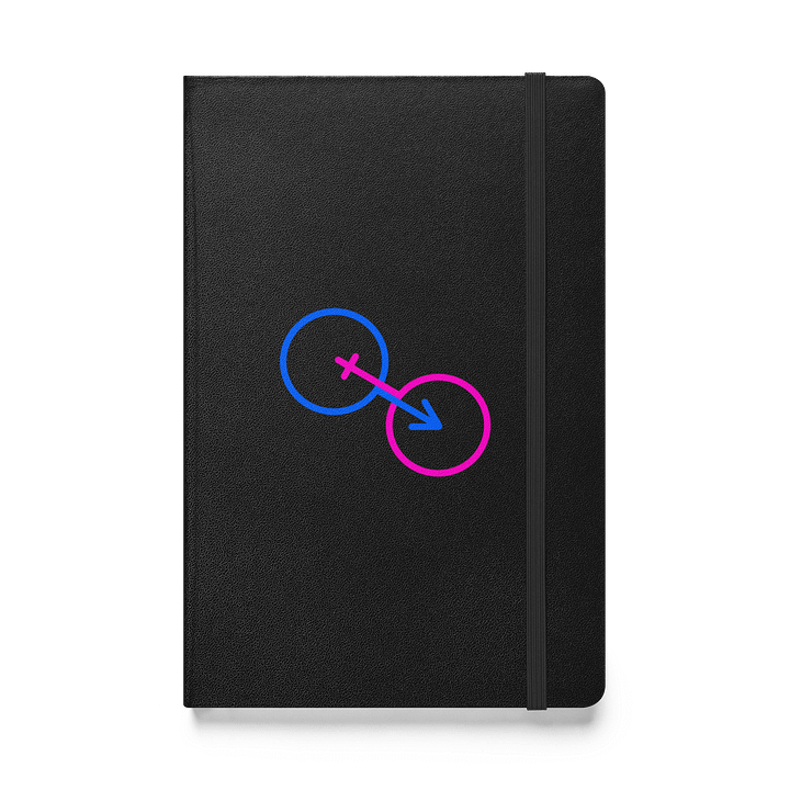 Traditional Gender Symbol Inspired Hardcover Notebook product image (1)