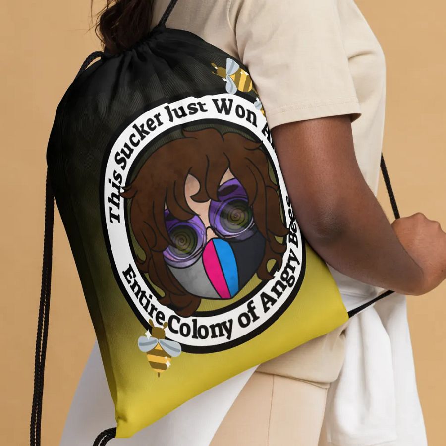 Angry Bees - Drawstring Bag product image (4)