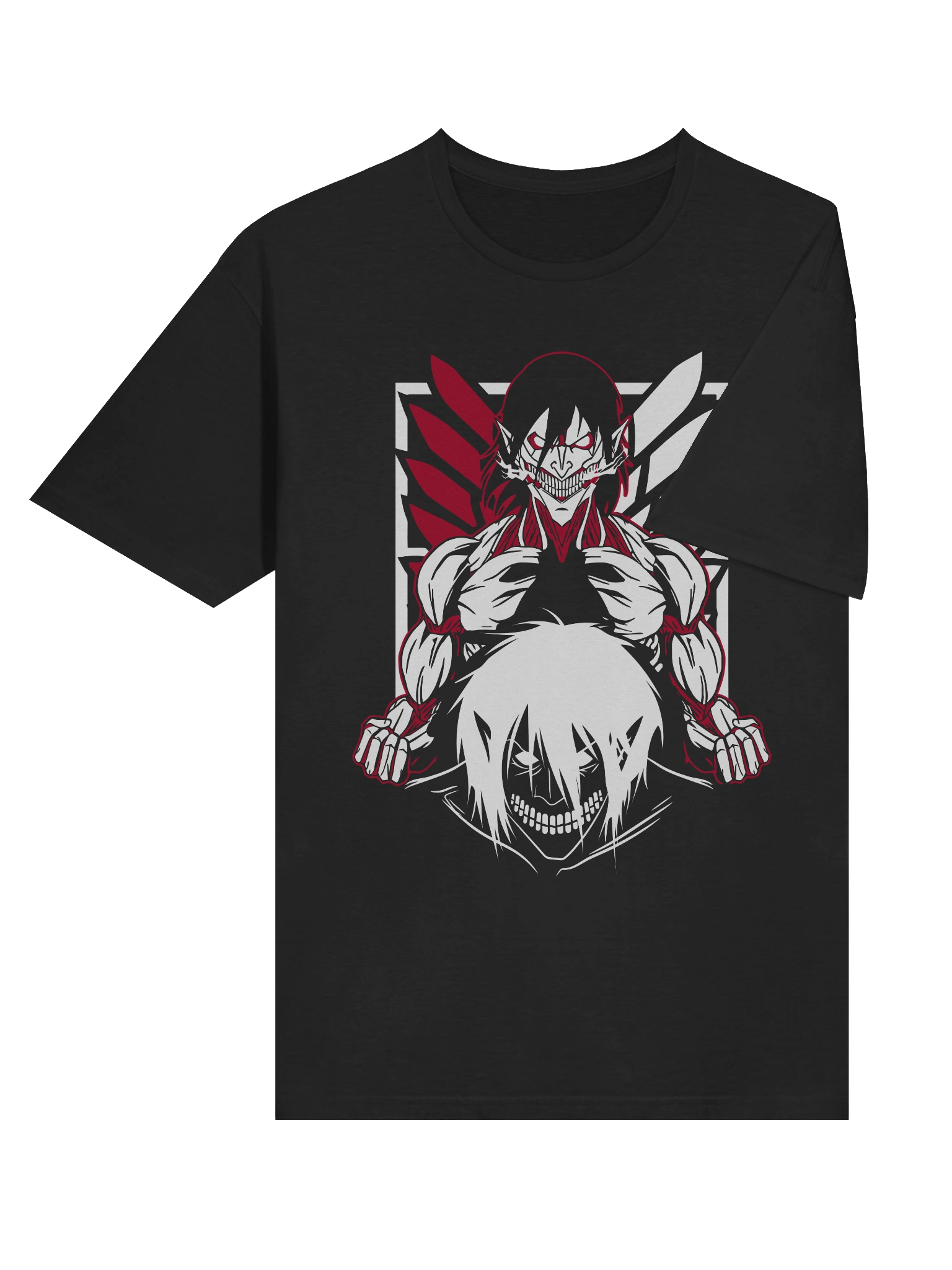 Attack on Titan – Eren Yeager Titan Resolve – Gildan Softstyle T-Shirt product image (4)