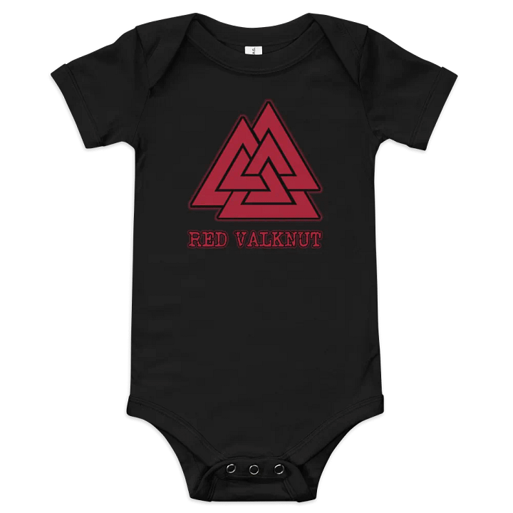 Red Valknut Little Drengr Onsie product image (2)