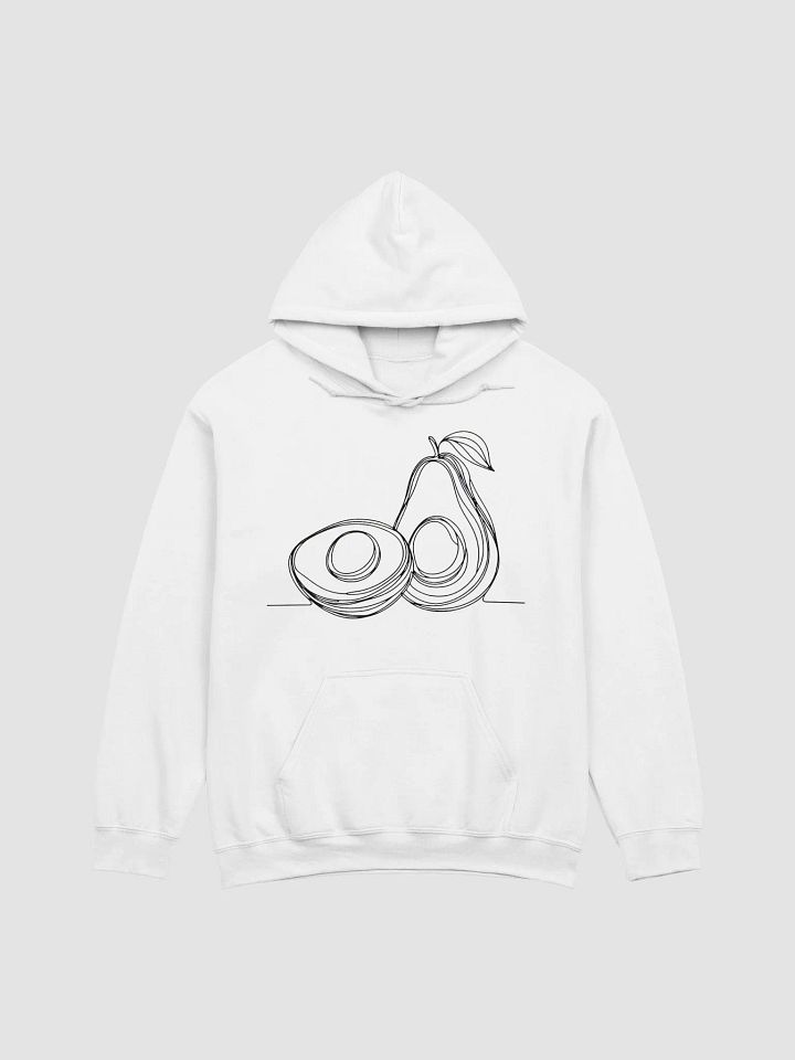 Avocado Line Art Unisex Hoodie product image (21)