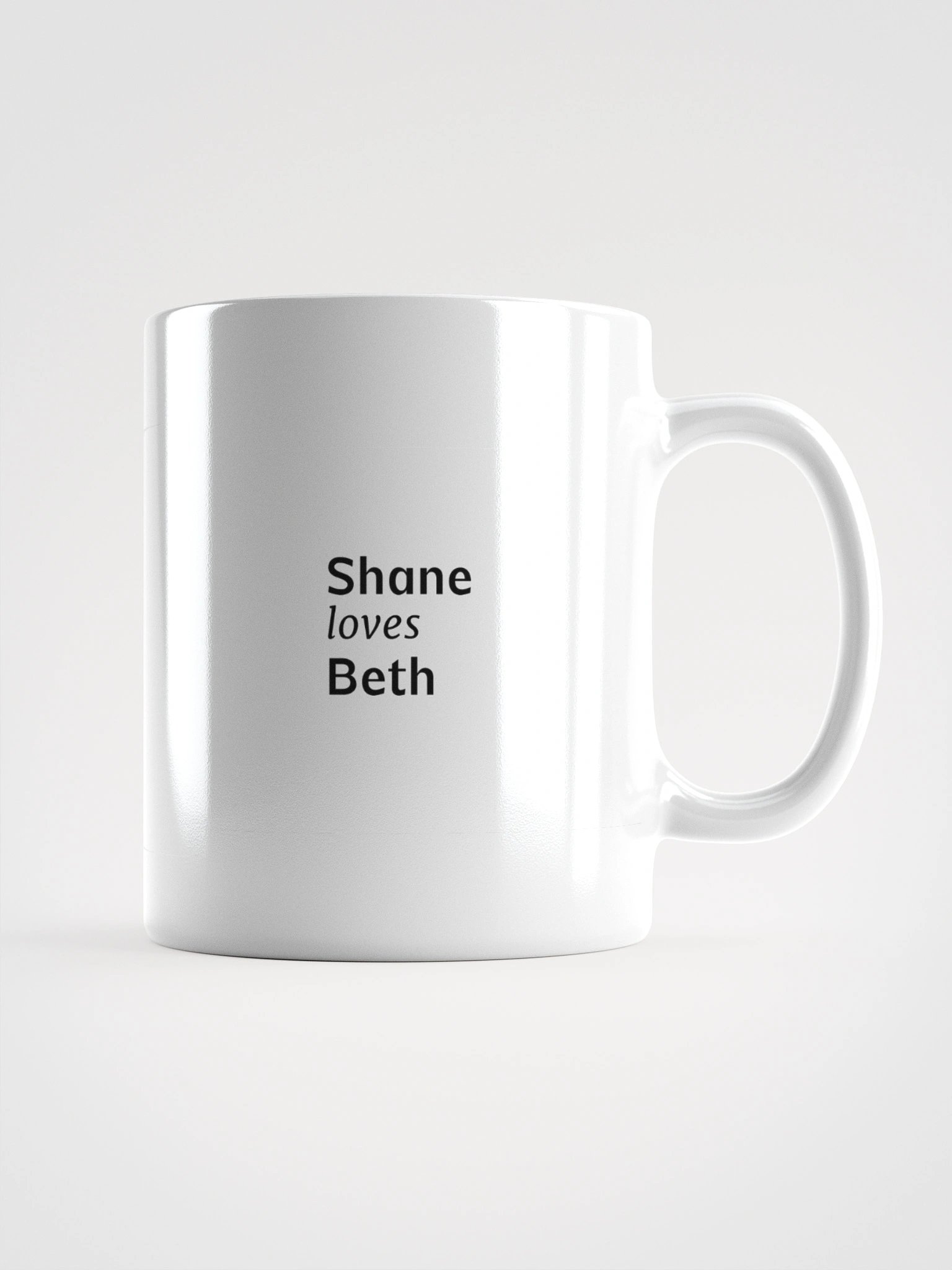 Coffee cup - Shane loves Beth product image (1)