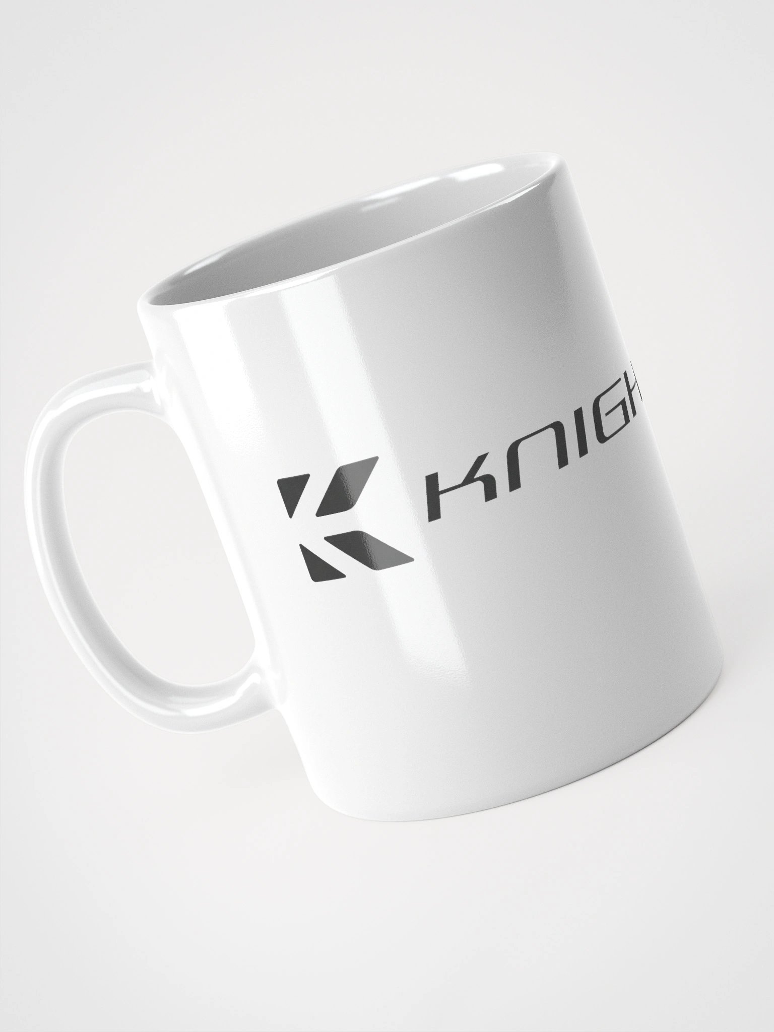 Knightscope Emblem White Glossy Mug product image (9)